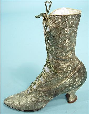 Gold lame boots hotsell